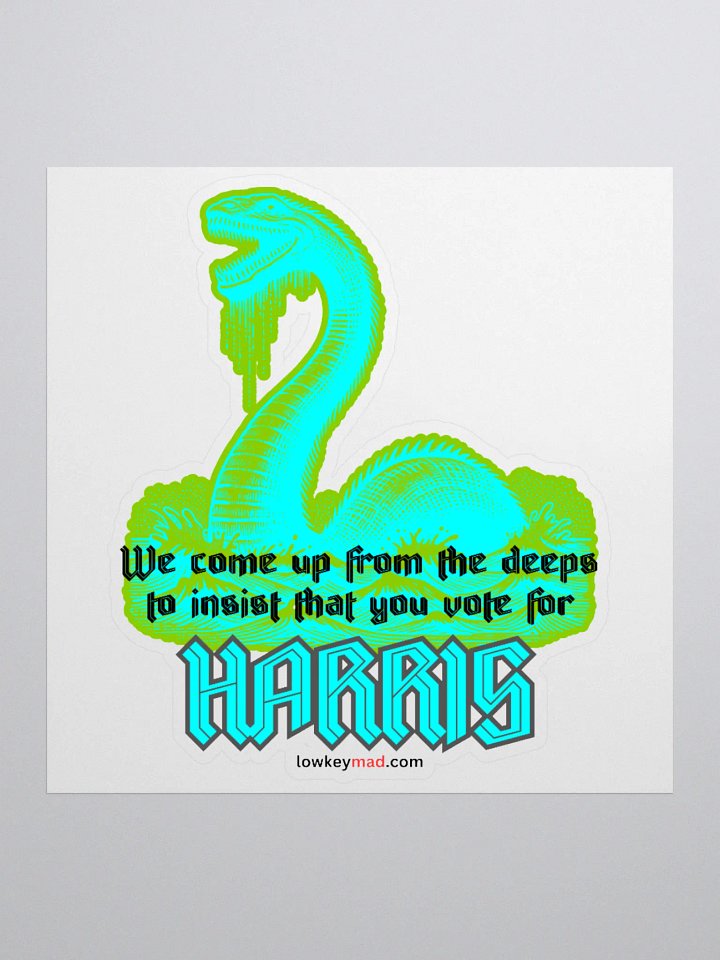 Loch Ness Monster for Harris Sticker product image (2)