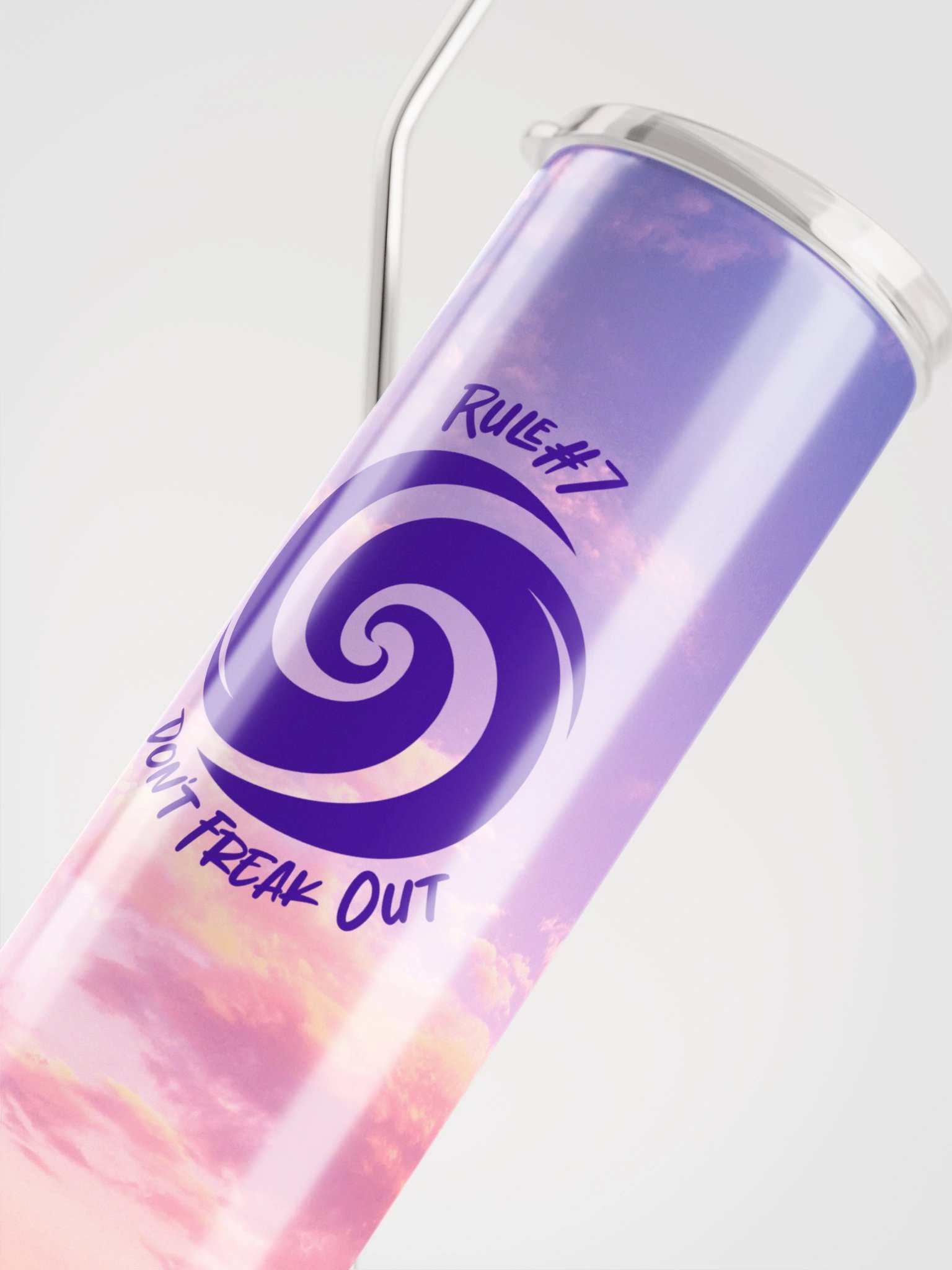 Rule #7 Pink Sky Stainless Steel Tumbler product image (4)