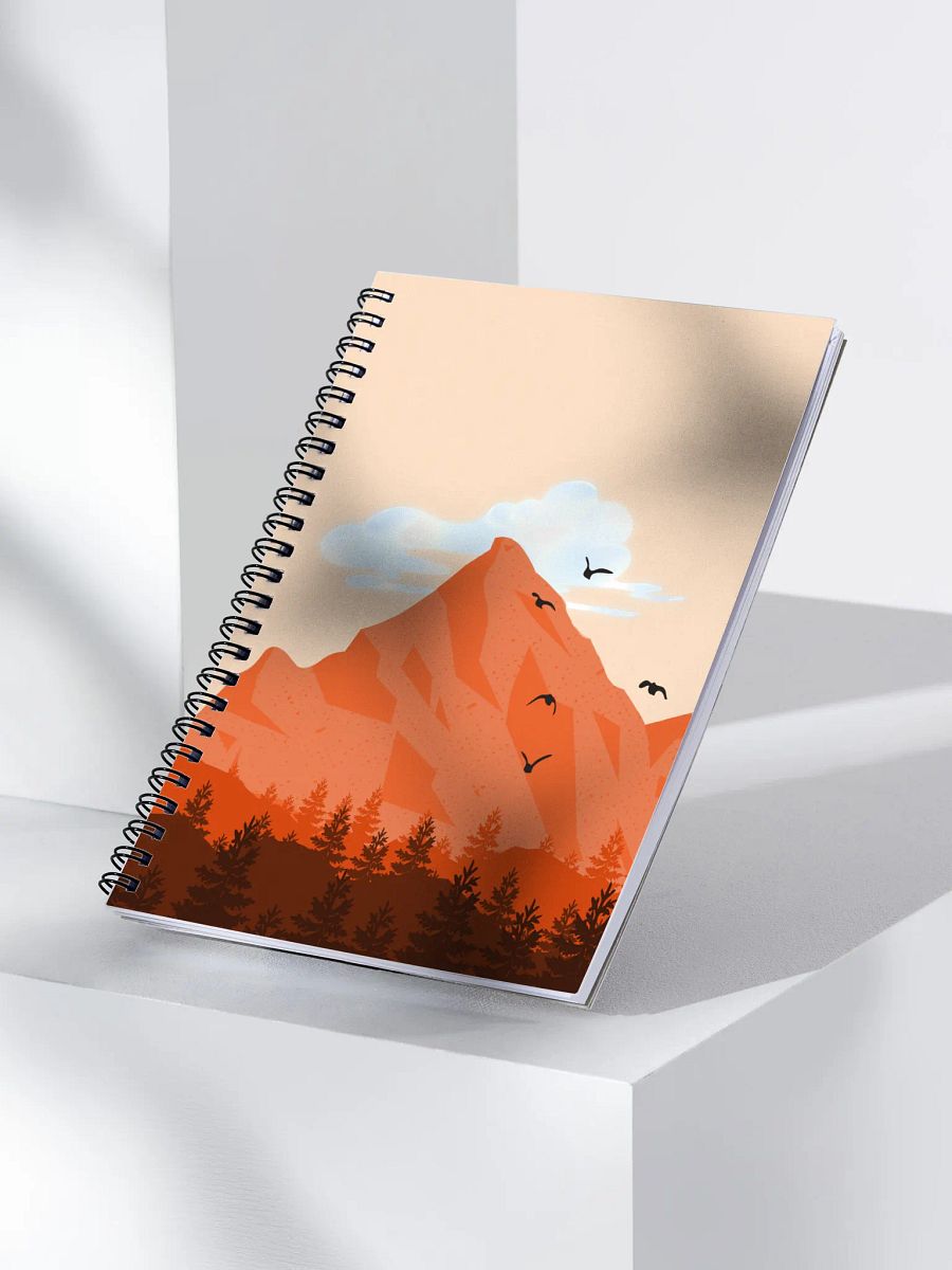 Majestic Mountain Range Spiral Notebook product image (3)