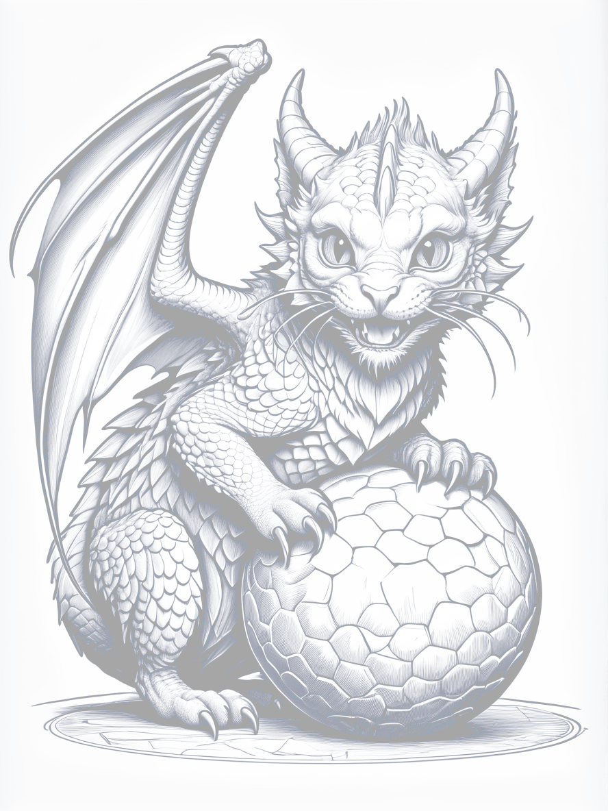 80 Cat Dragons: Coloring Book for Adults and Teens product image (5)