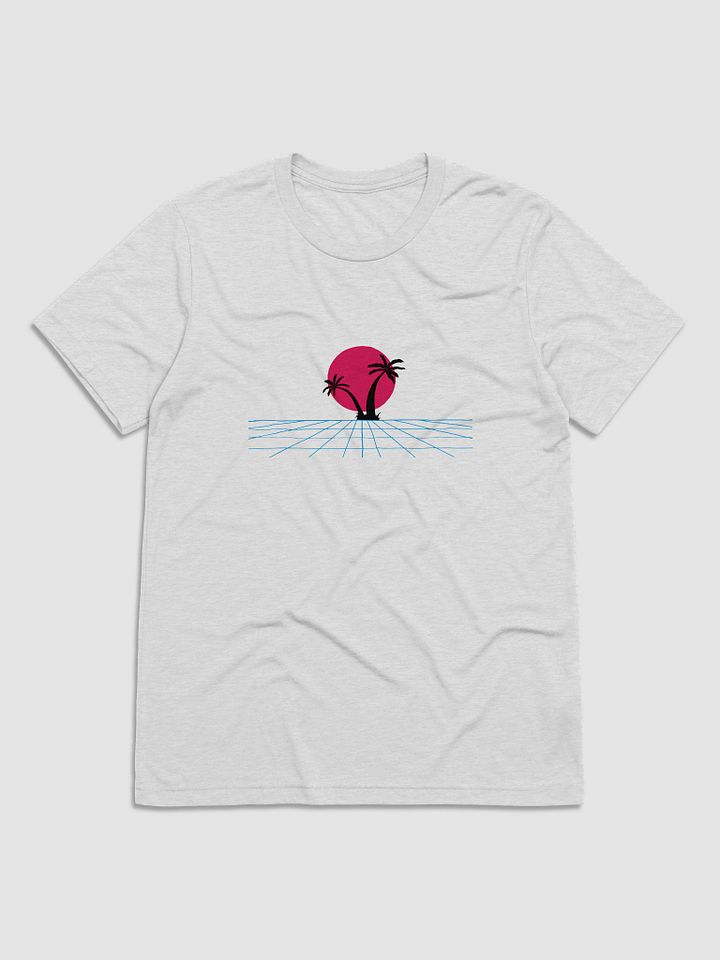 Retro-Futuristic Palm Tree Paradise T-Shirt product image (1)
