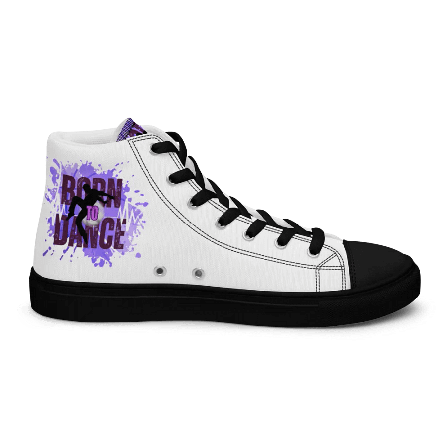 Retro Born to Dance Splash His Silhouette High Tops product image (12)