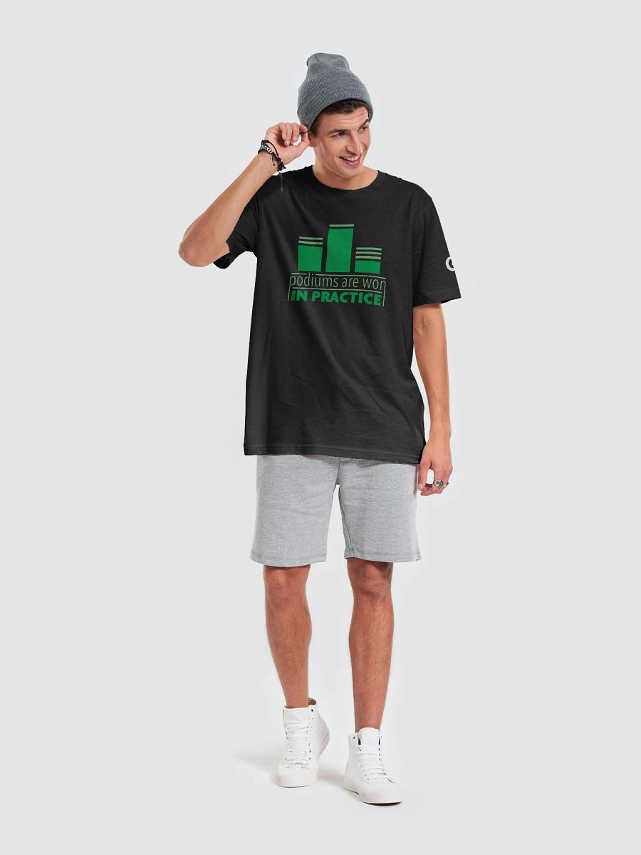 Podiums Are Won In Practice Tee: Green product image (6)