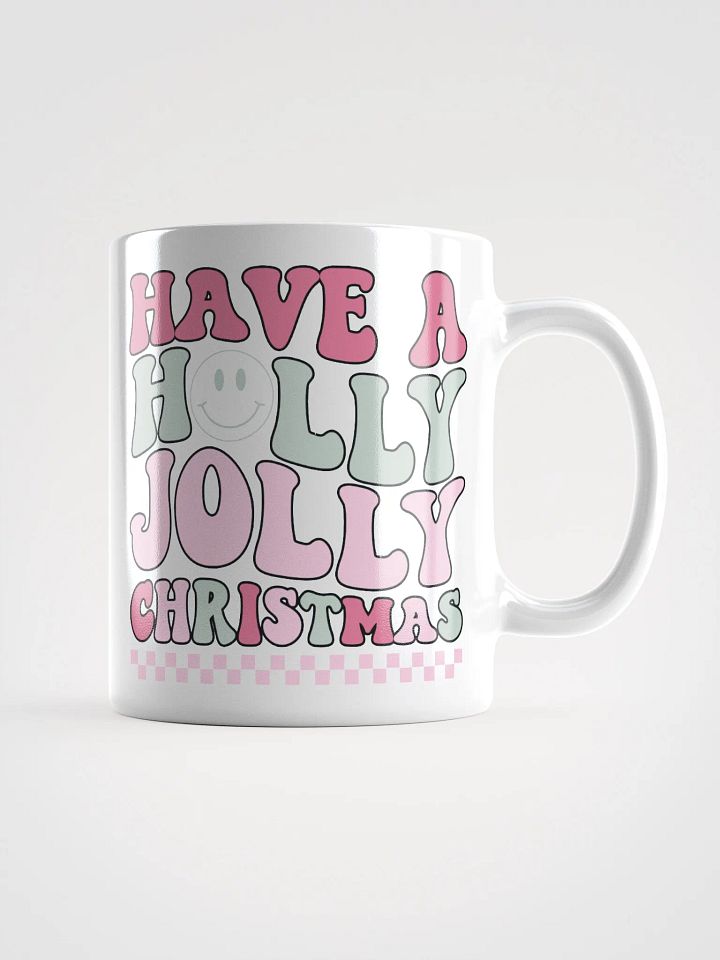 Holly Jolly Christmas-Mug-White product image (1)