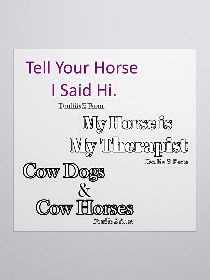 Double Z Farm Sticker Pack 2 product image (1)