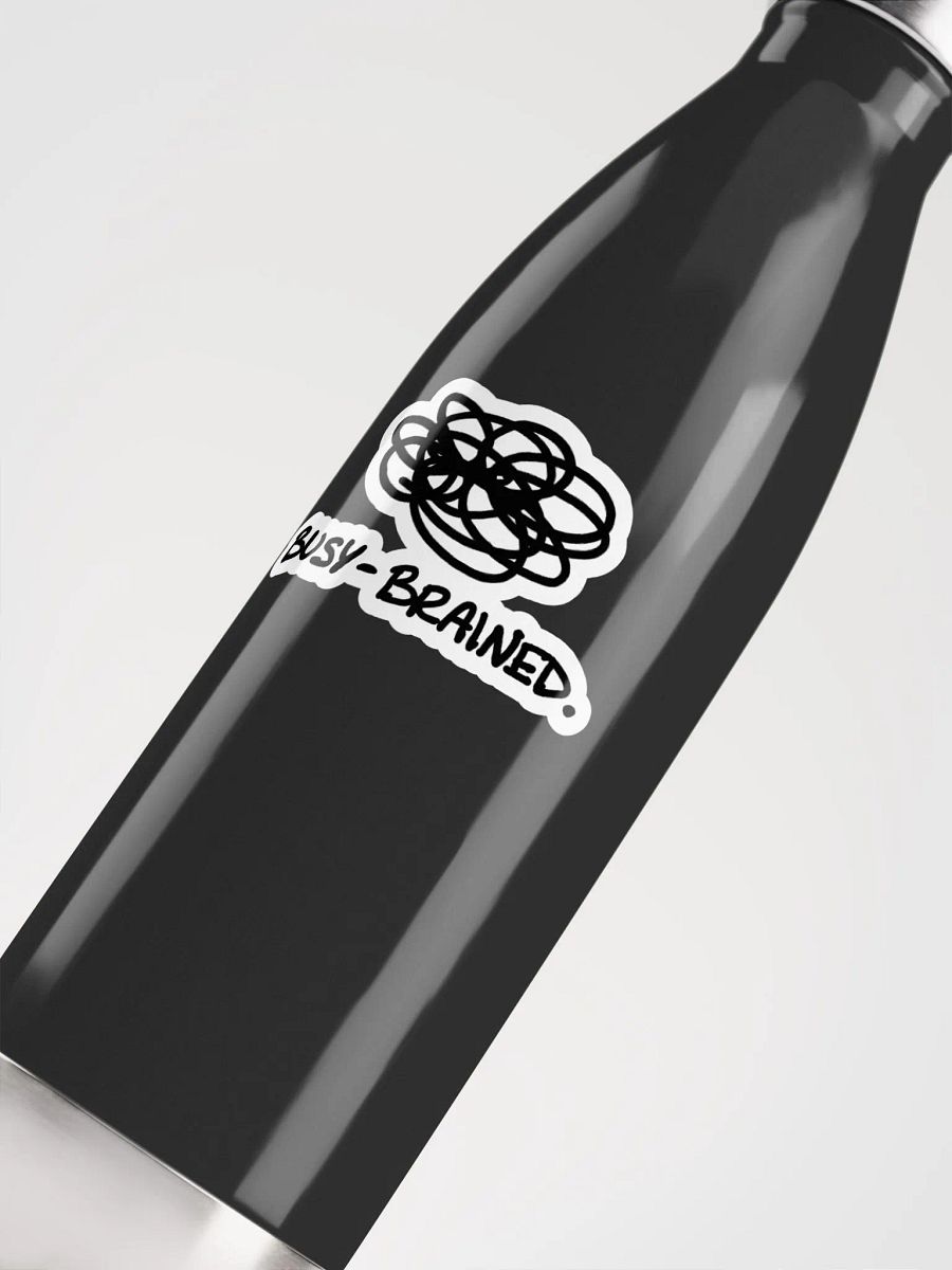 BUSY-BRAINED (bubble design) stainless steel water bottle product image (5)