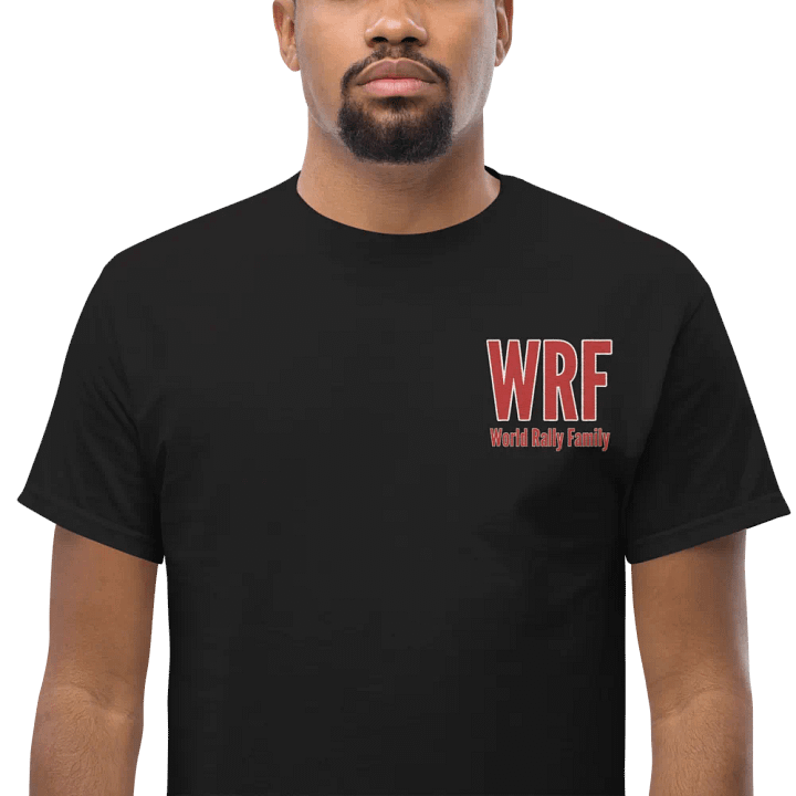 Embroidered front, Printed back WRF heavyweight T-shirt product image (2)
