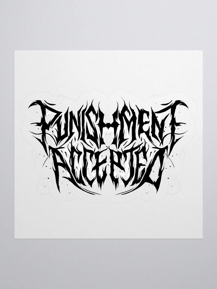 Punishment Accepted - Sticker product image (1)