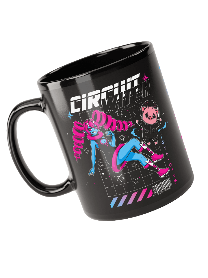 Circuit Witch & PuuPuu The Space Pig Cyberpunk Style - Mug product image (1)