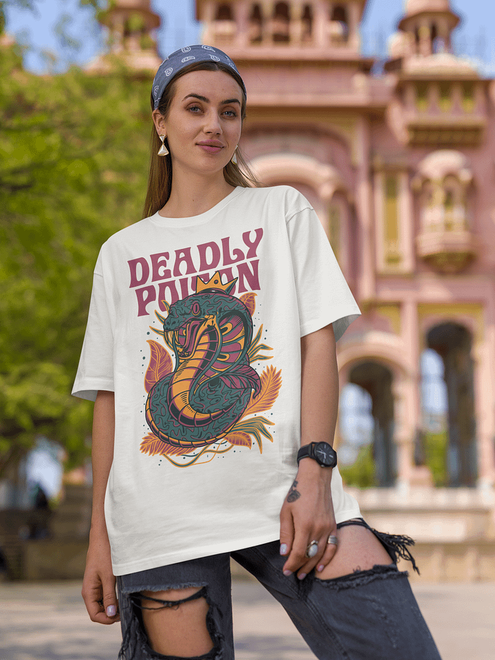 Deadly Poison Oversized Tee product image (2)