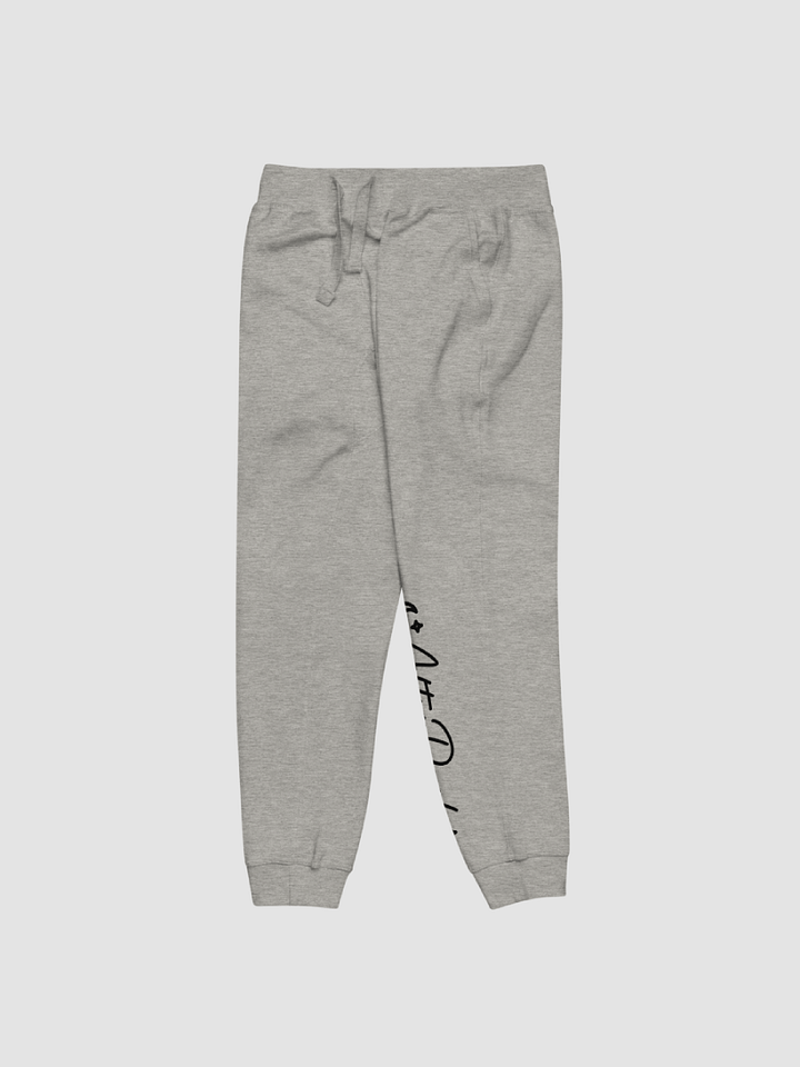 AfterDark Unisex Fleece Sweatpants - Black Font (Multiple Colors Available) product image (2)