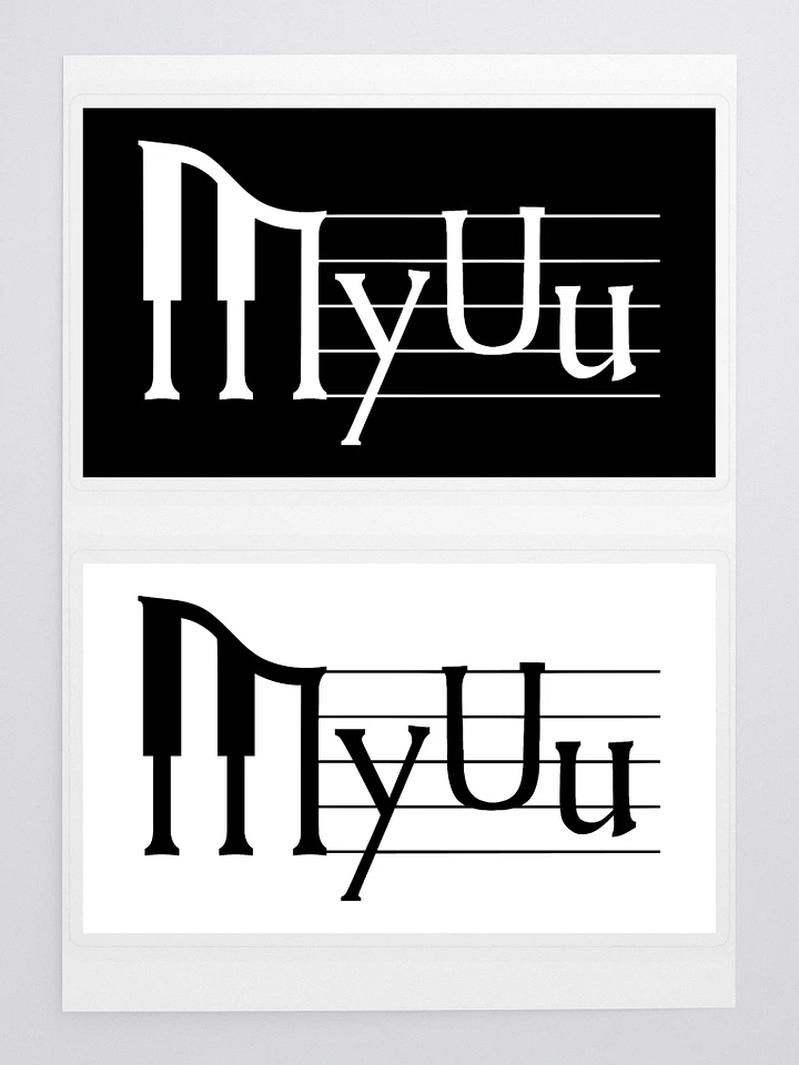 Myuu Sticker Black + White product image (1)