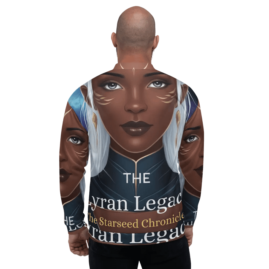 Lyran Legacy Lightweight Bomber Jacket: Embrace Cosmic Power product image (6)
