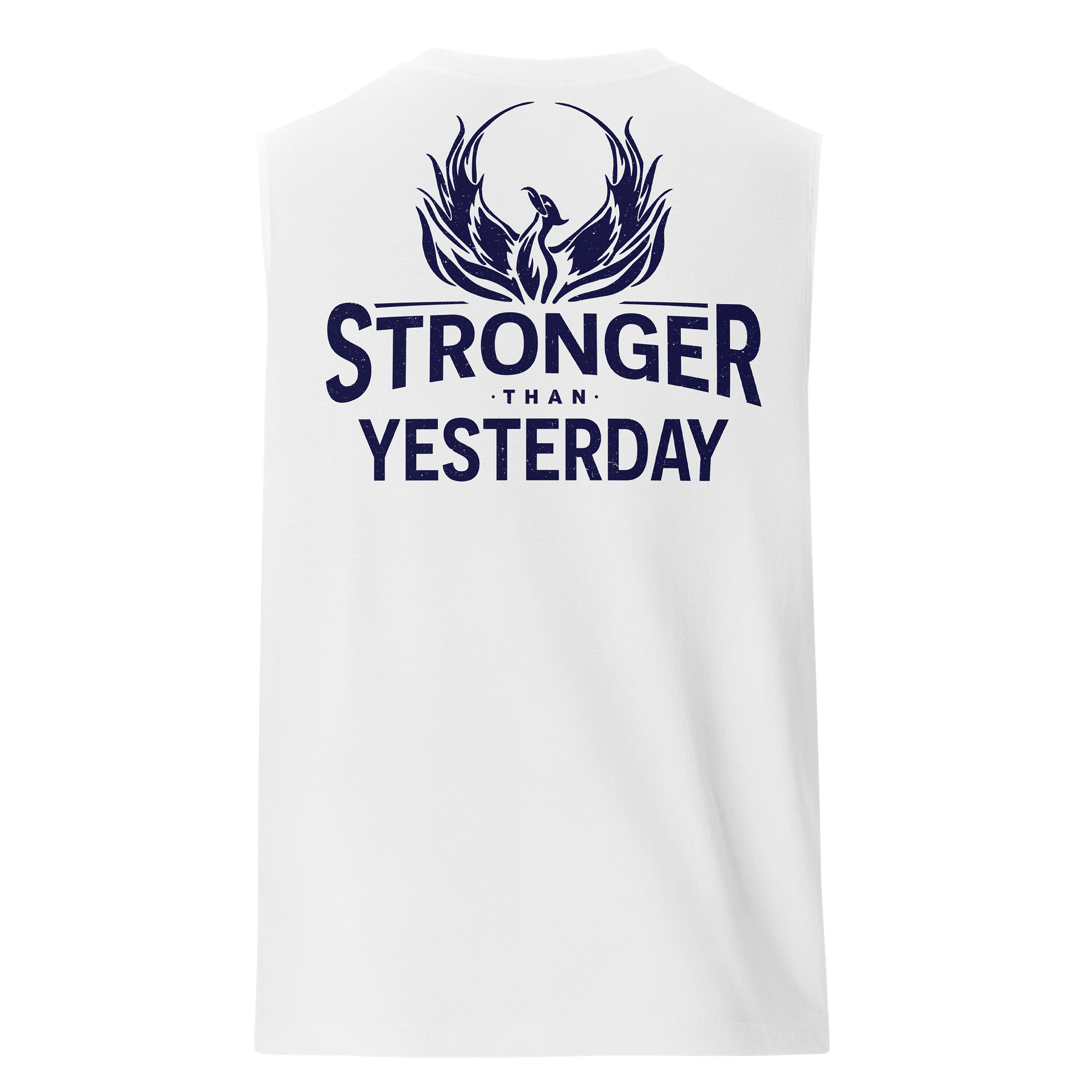 Stronger Than Yesterday Muscle Tee – Light Colors product image (1)