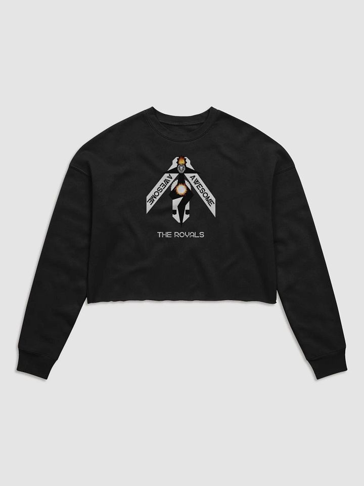 Lion Penguin Flame Crop Sweatshirt product image (1)
