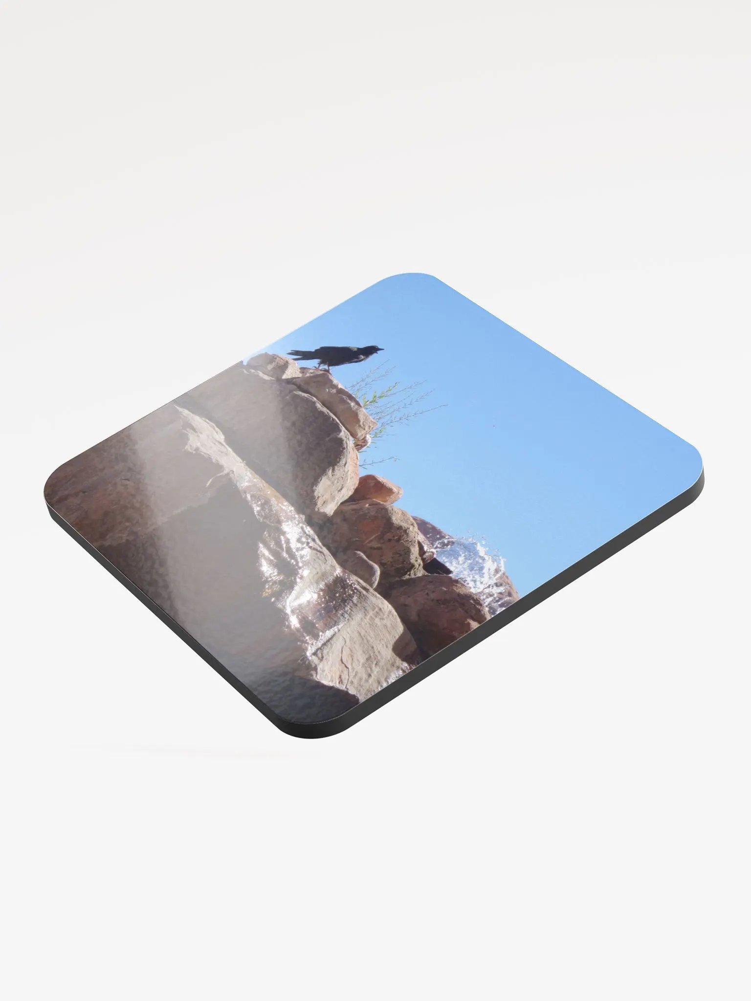 "Fortitude" Glossed Cork Coaster product image (3)