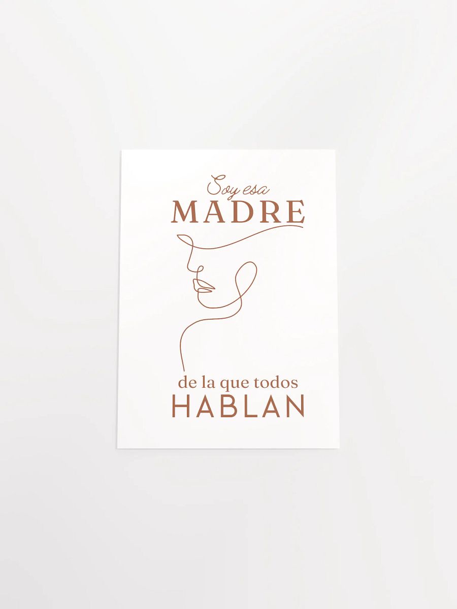 Boho Mother’s Day Design Soy esa madre paper poster product image (4)