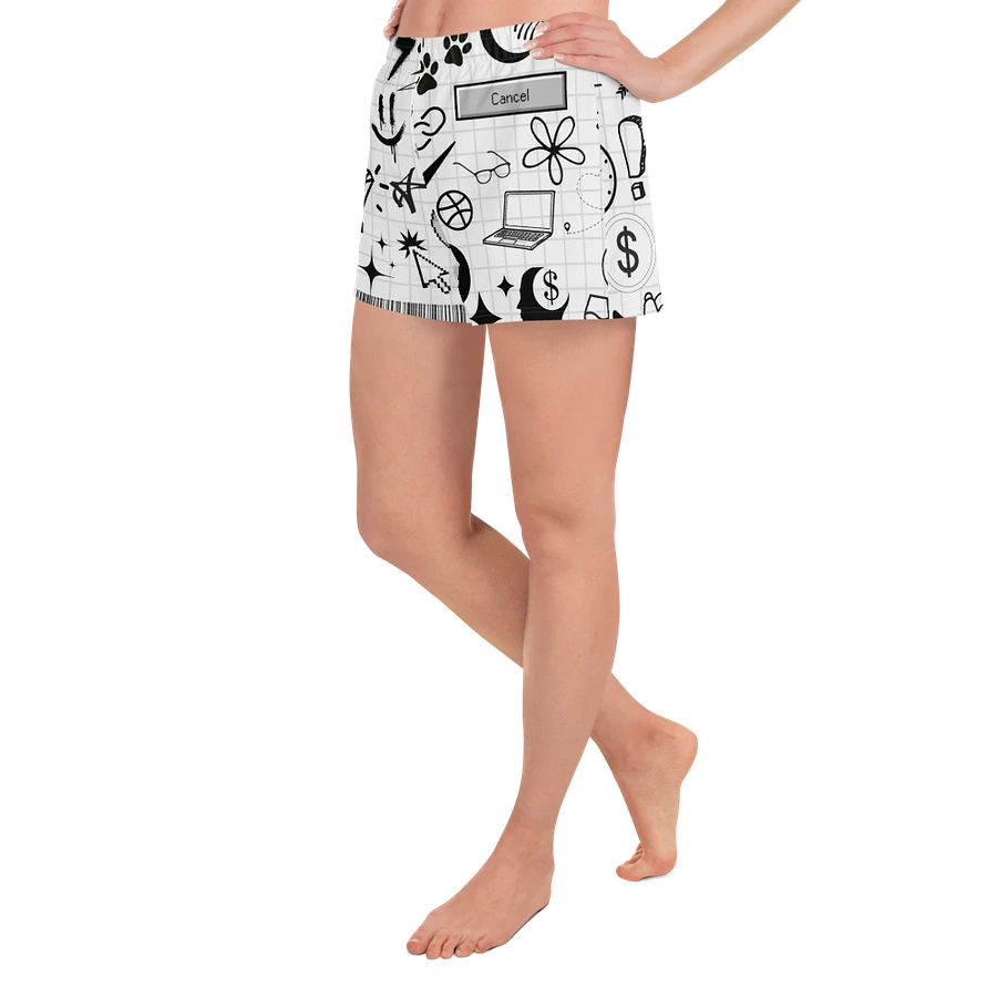 TheeMlle'N'Chill - All Over Print Loose Shorts product image (4)