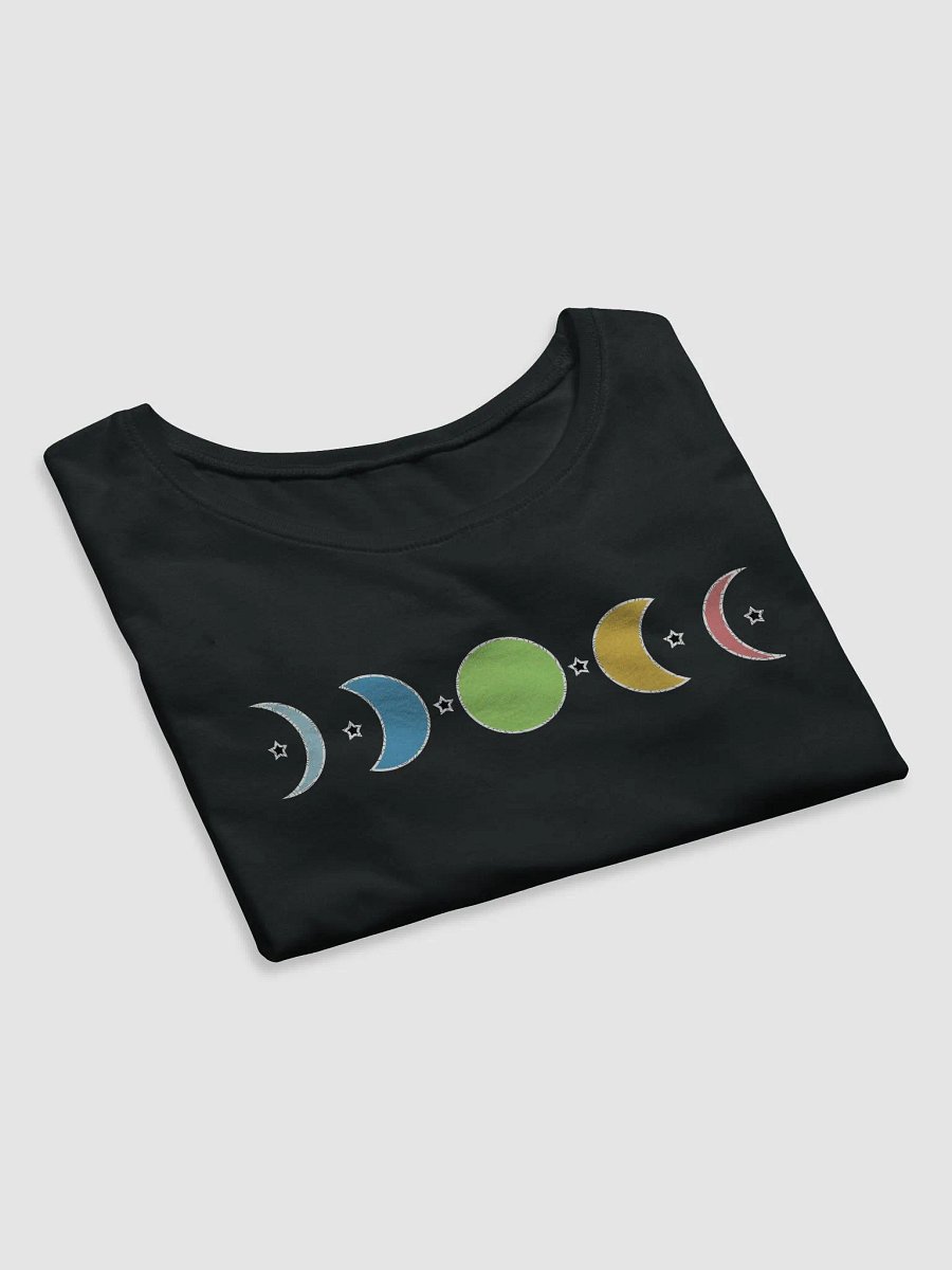 Phasing Through the Moon Queer Pride Crop Tee product image (14)