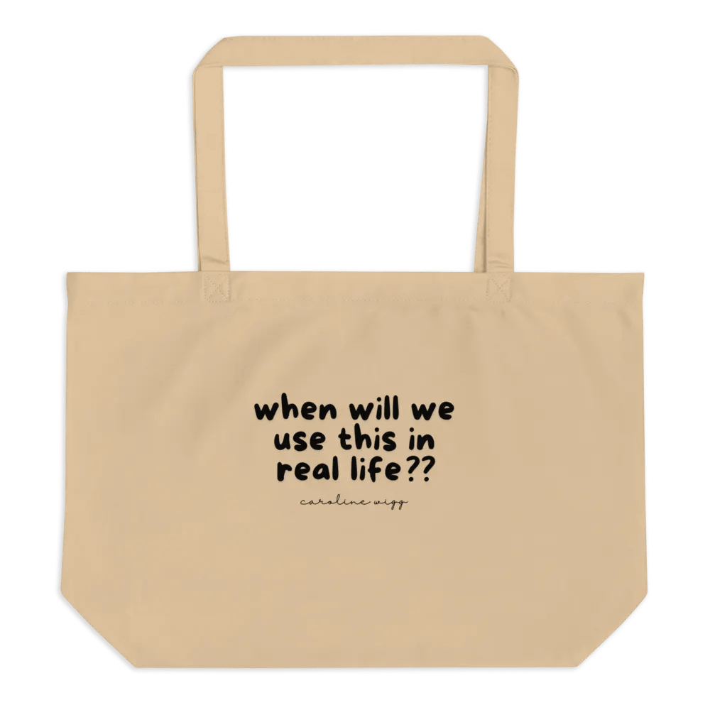 Real Life Tote Bag - Brown product image (1)