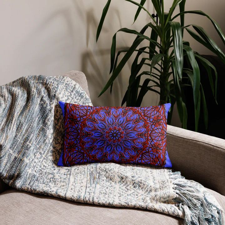 Symmetrical Serenity Mandala Pillow Case product image (1)