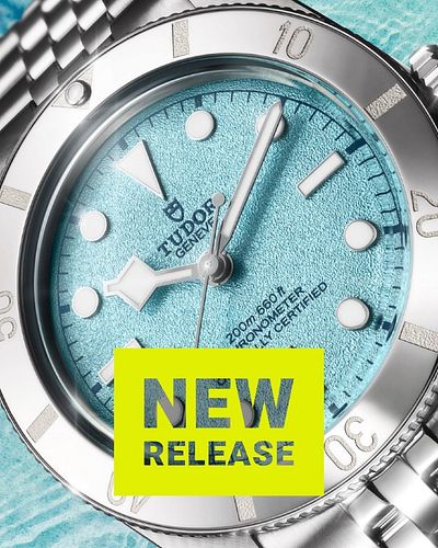 Tudor has just released The Black Bay 54 “Lagoon Blue”

It’s 37mm with a sand-textured blue dial, mirror-polished bezel, 200m...