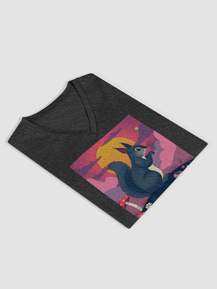 Whimsical Squirrel Hill Women's V-Neck Tee product image (4)