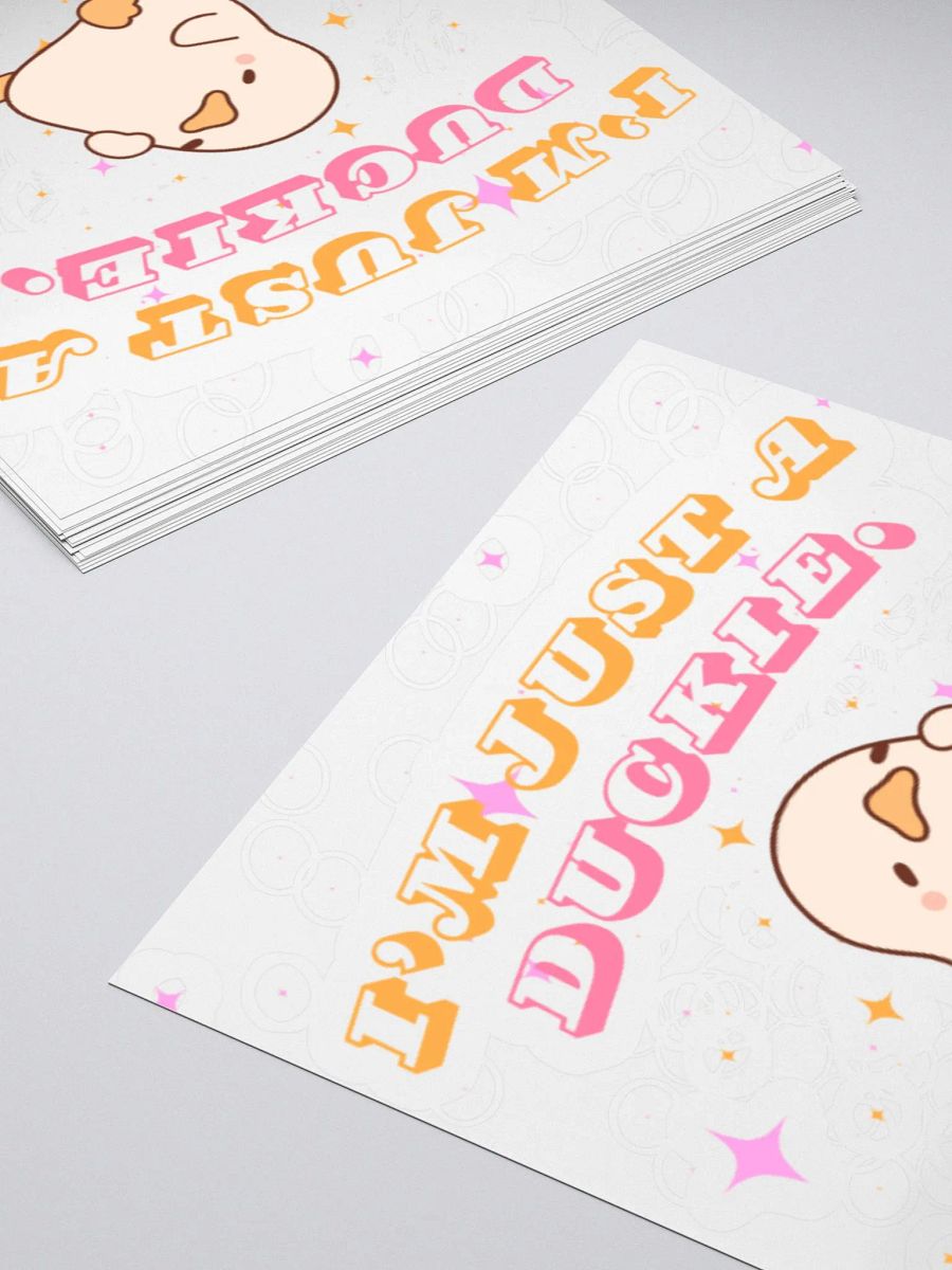 I'm Just A Duckie Stickers product image (12)
