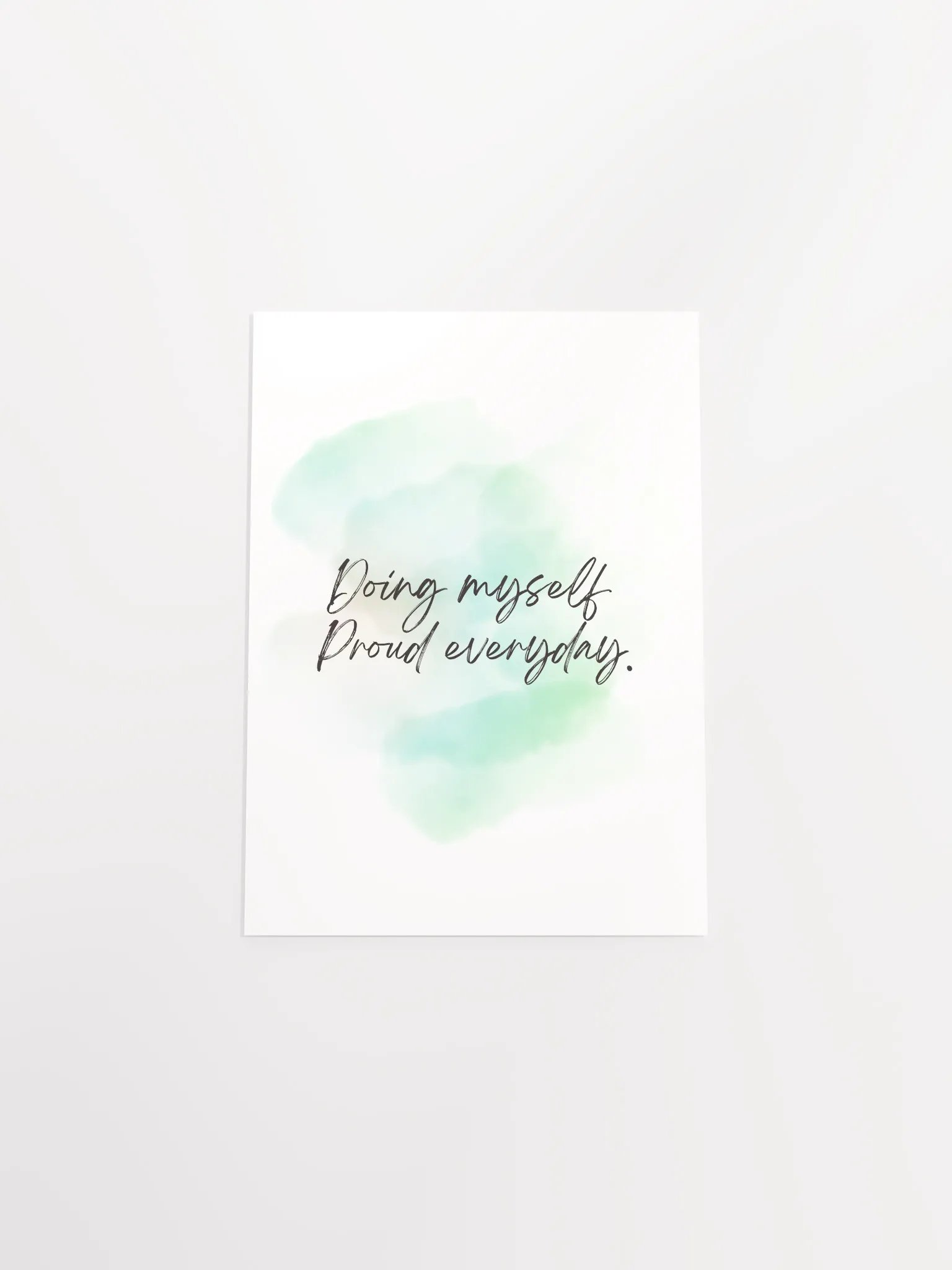 Doing Myself Proud Everyday Motivational Print product image (7)