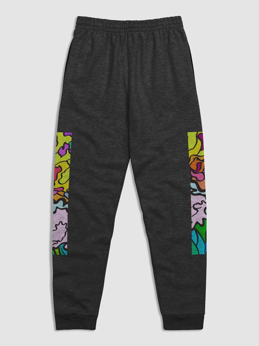 Vibrant Abstract Unisex Joggers - Wave at Sunset product image (1)