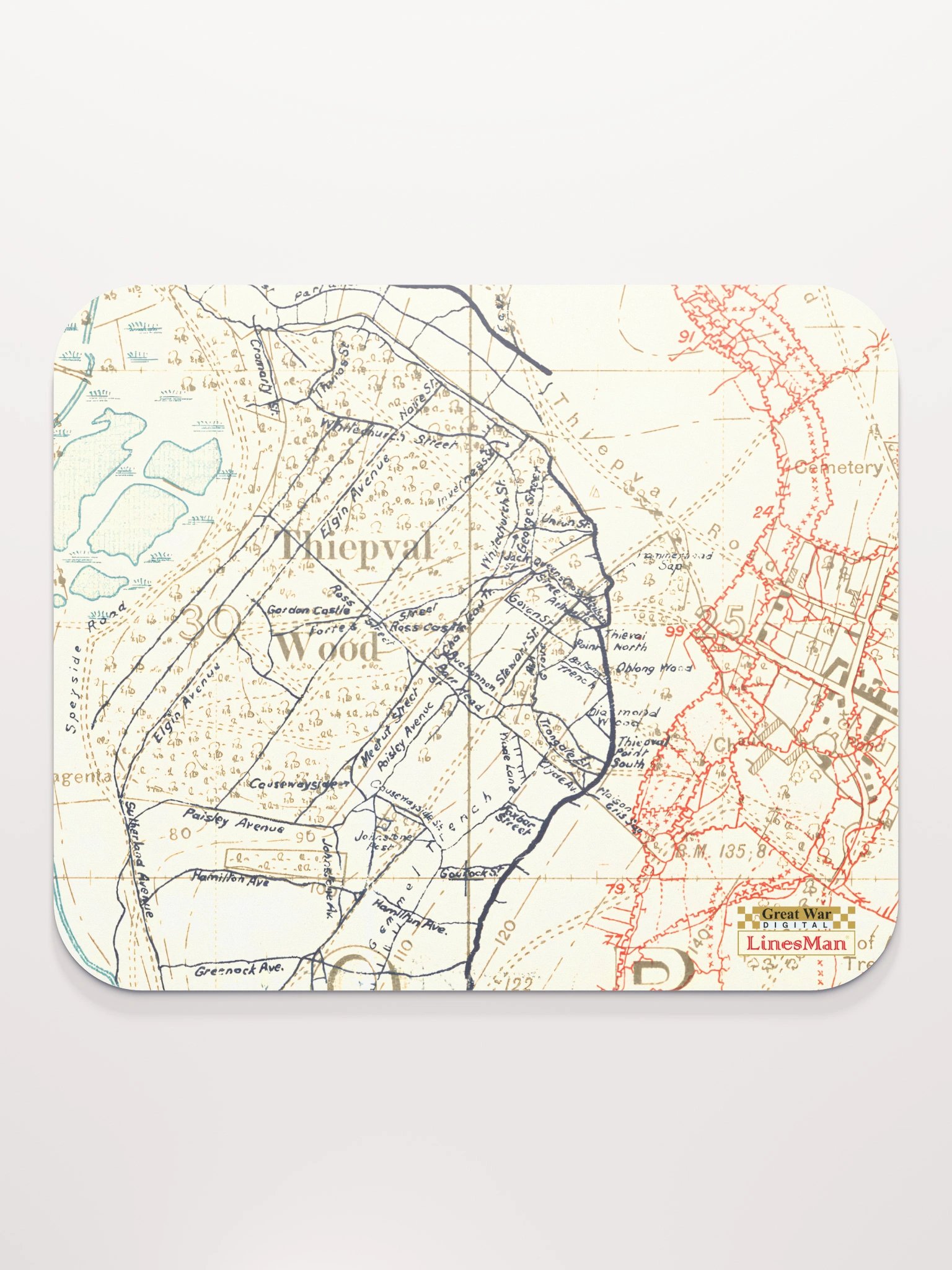LinesMan Thiepval Mouse Mat product image (2)