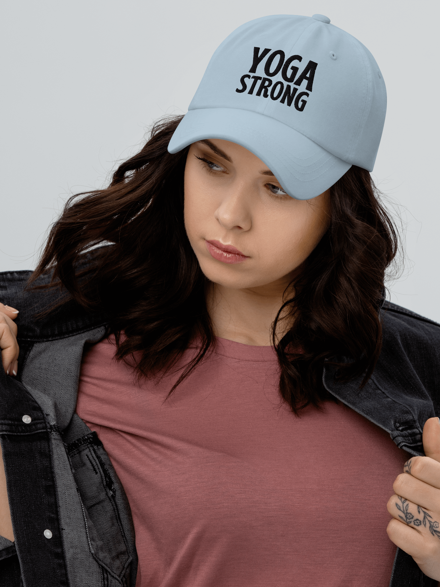 Yoga Strong Embroidered Classic Hat product image (6)