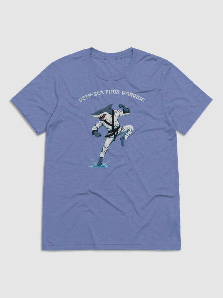 Deep-Sea Finja Warrior – Funny Shark Karate T-Shirt product image (2)