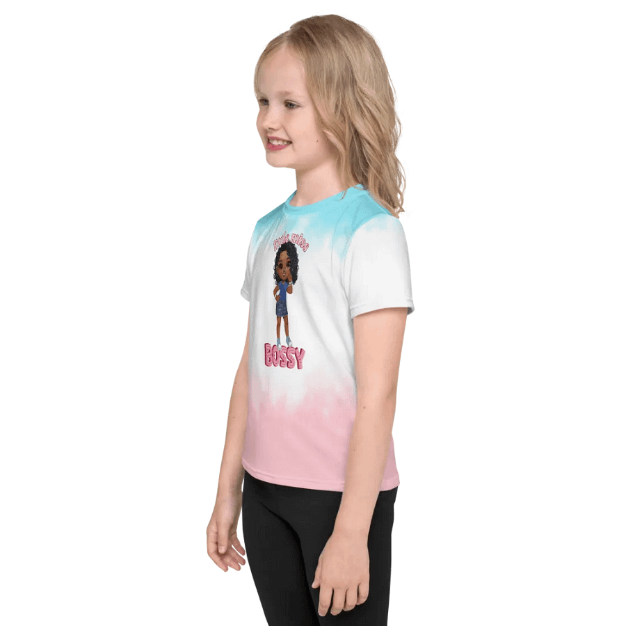 Little Miss Bossy All-Over Print Kids T-Shirt product image (4)