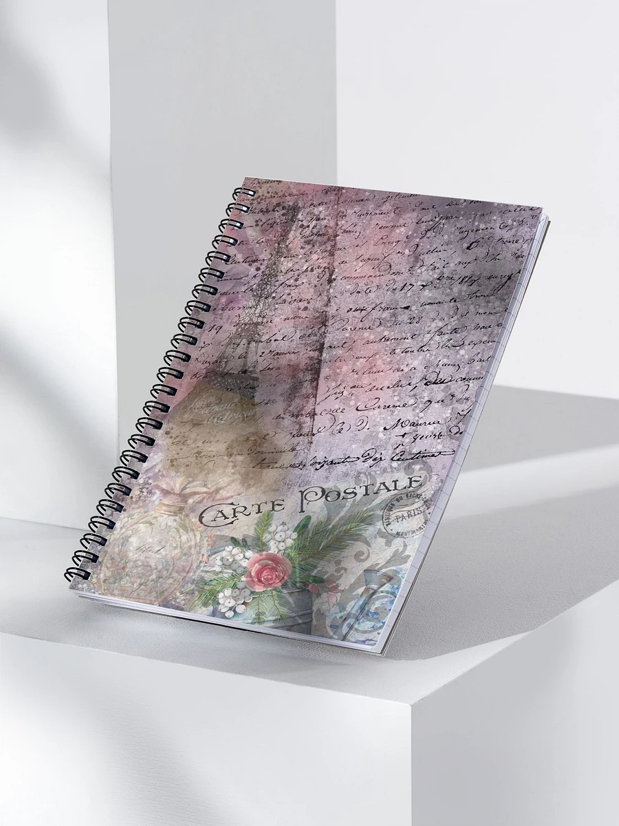 Vintage Grunge French Old Letter Covered Notebook product image (3)
