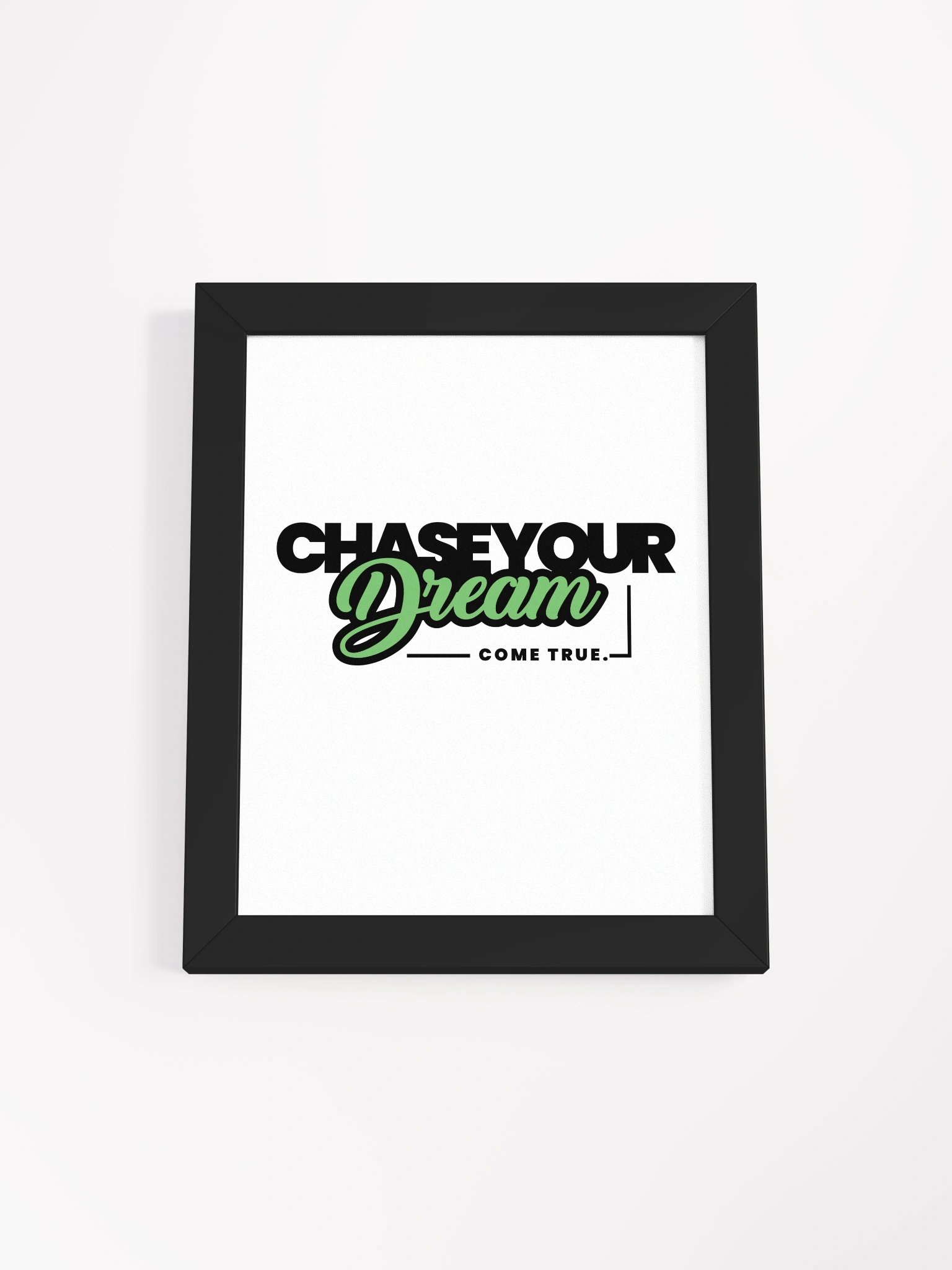 Chase Your Dream Motivational Framed Poster product image (1)