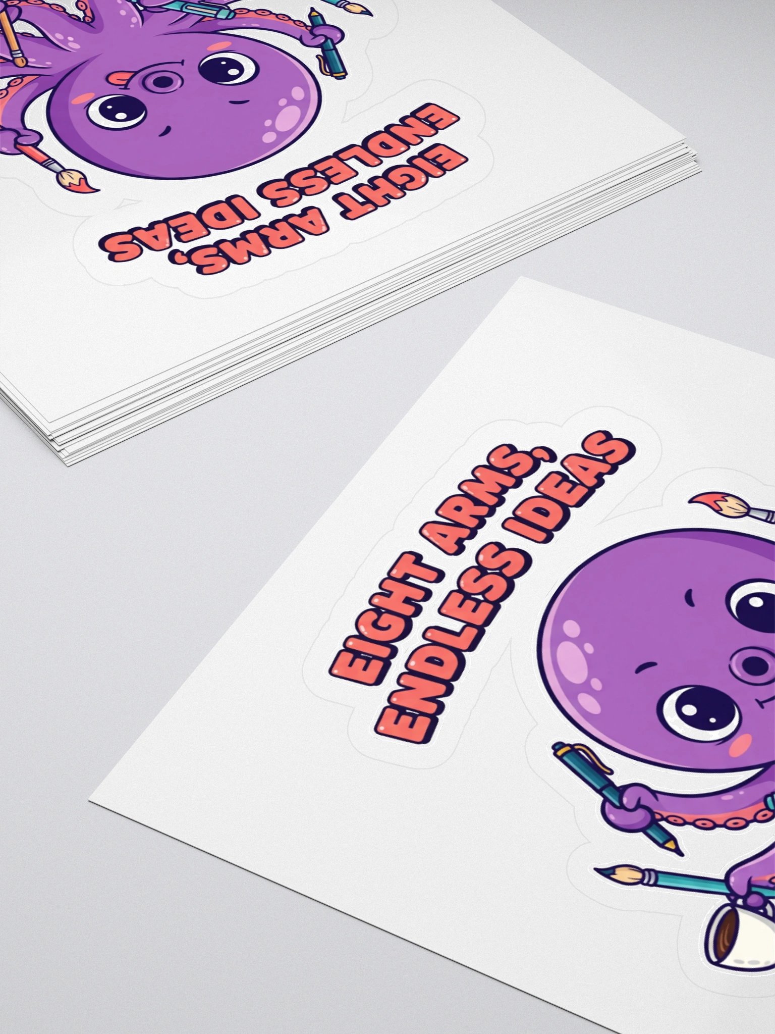 Octo-Doodler Kiss Cut Sticker product image (4)