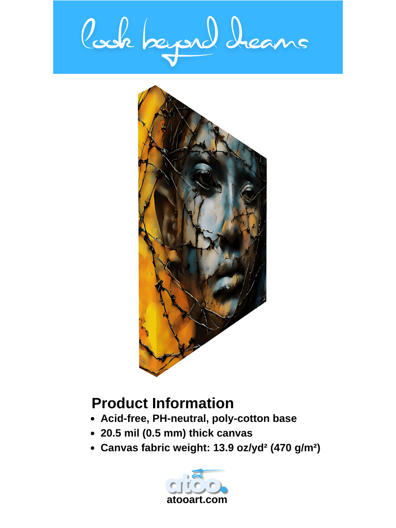 Be Free to Yourself | Angry Sadness | Canvas Painting product image (10)