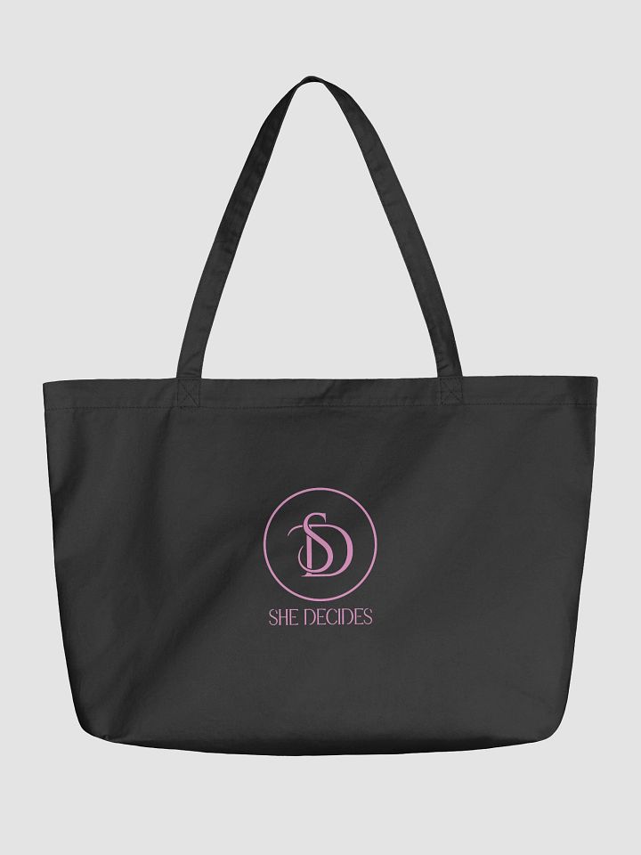 SHE DECIDES Tote (Black/Pink) product image (1)