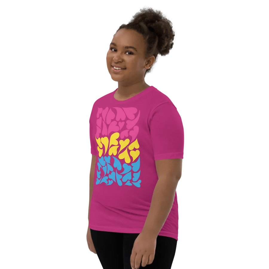 Nestled PRIDE Pansexual T-shirt (Youth) product image (40)