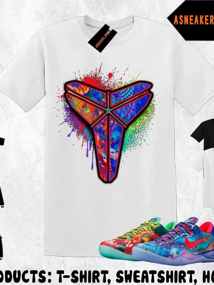 New DigitalShirt Matching Kobe 8 Protro What The 2025 To Match Sneaker Mamba Sheath T-Shirt Product product image (2)