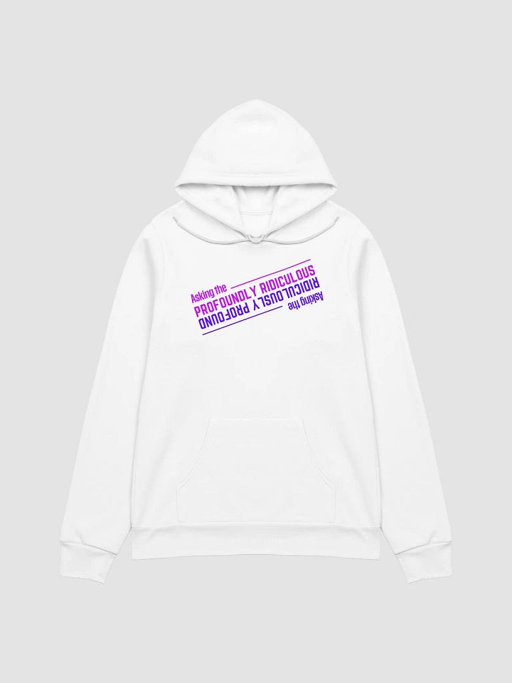 "Asking the Profoundly Ridiculous" hoodie w/o zipper product image (1)