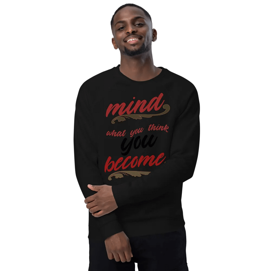 Mind Become Unisex Organic Sweatshirt product image (5)