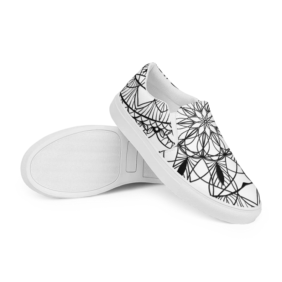 Mandala Lace Women's Slip-On Shoes product image (3)