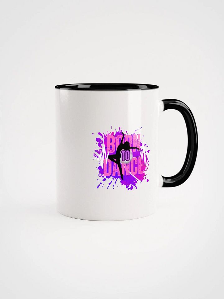 CREATE Greatness + Born to Dance Her Silhouette Ceramic Color Handle Mug product image (1)
