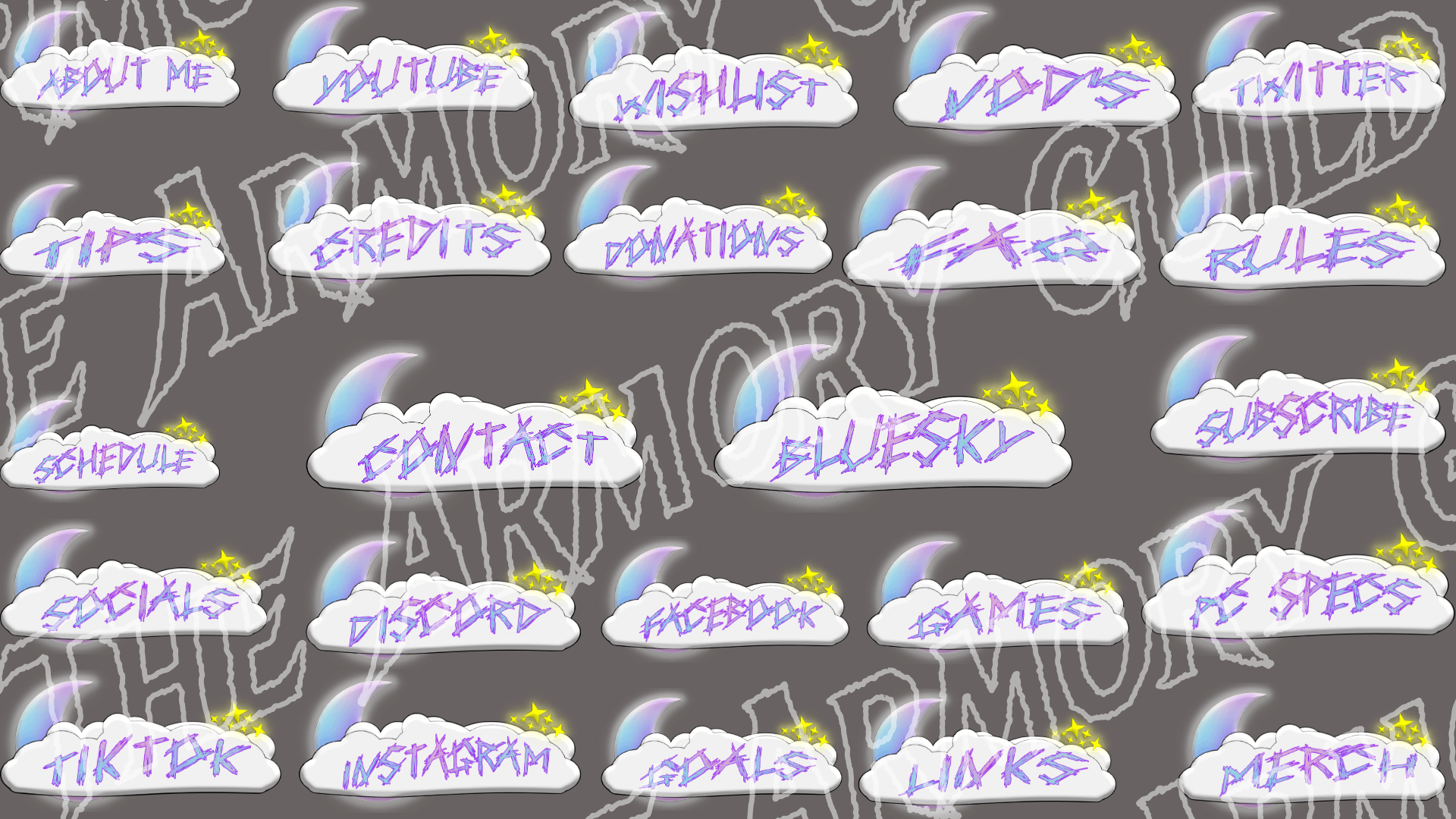 Cloud Twitch Panels product image (1)