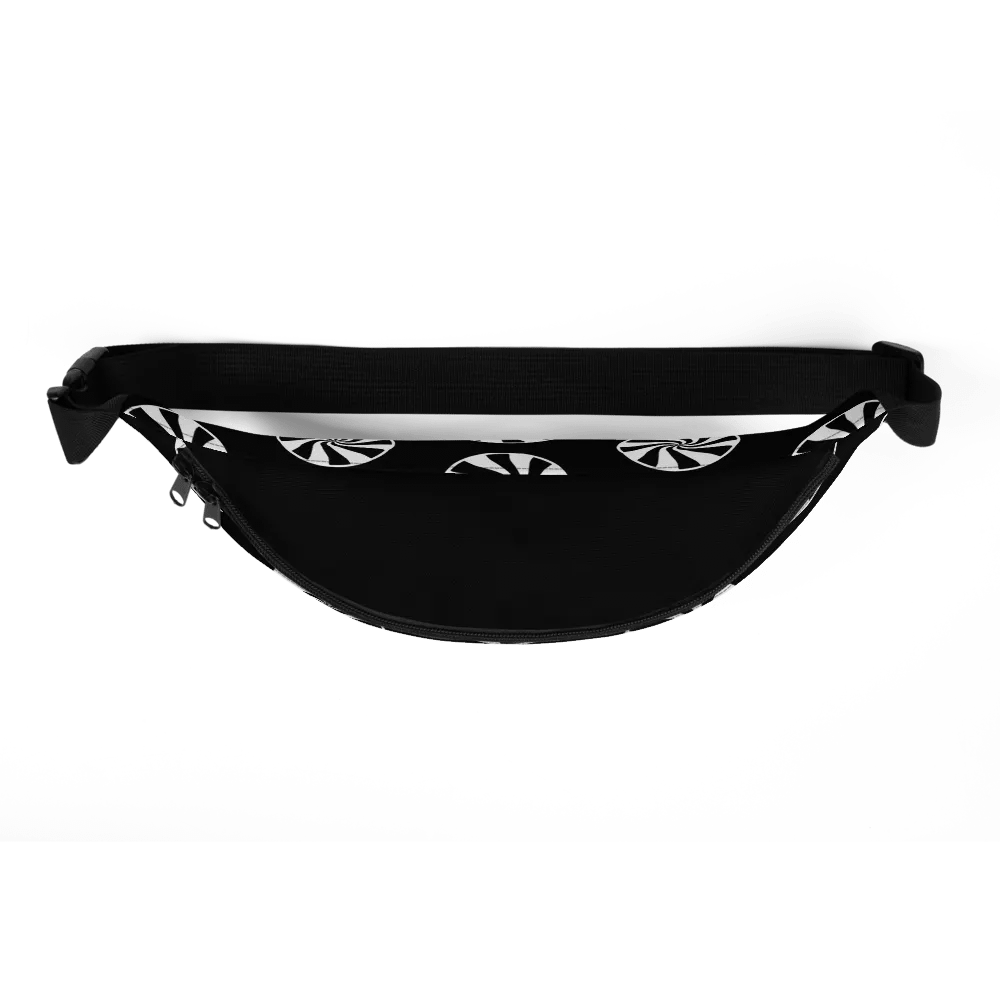 Mint white logo - no text - logo pattern Fanny Pack product image (5)