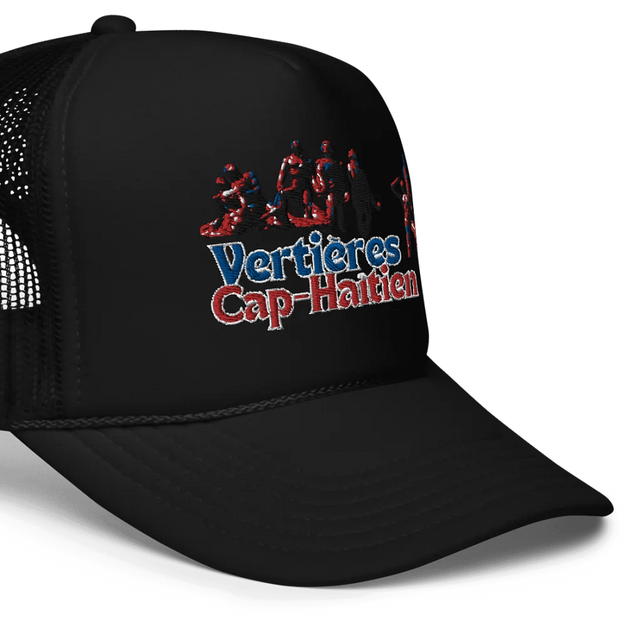 Vertières Cap-Haïtien Foam Trucker Hat product image (14)