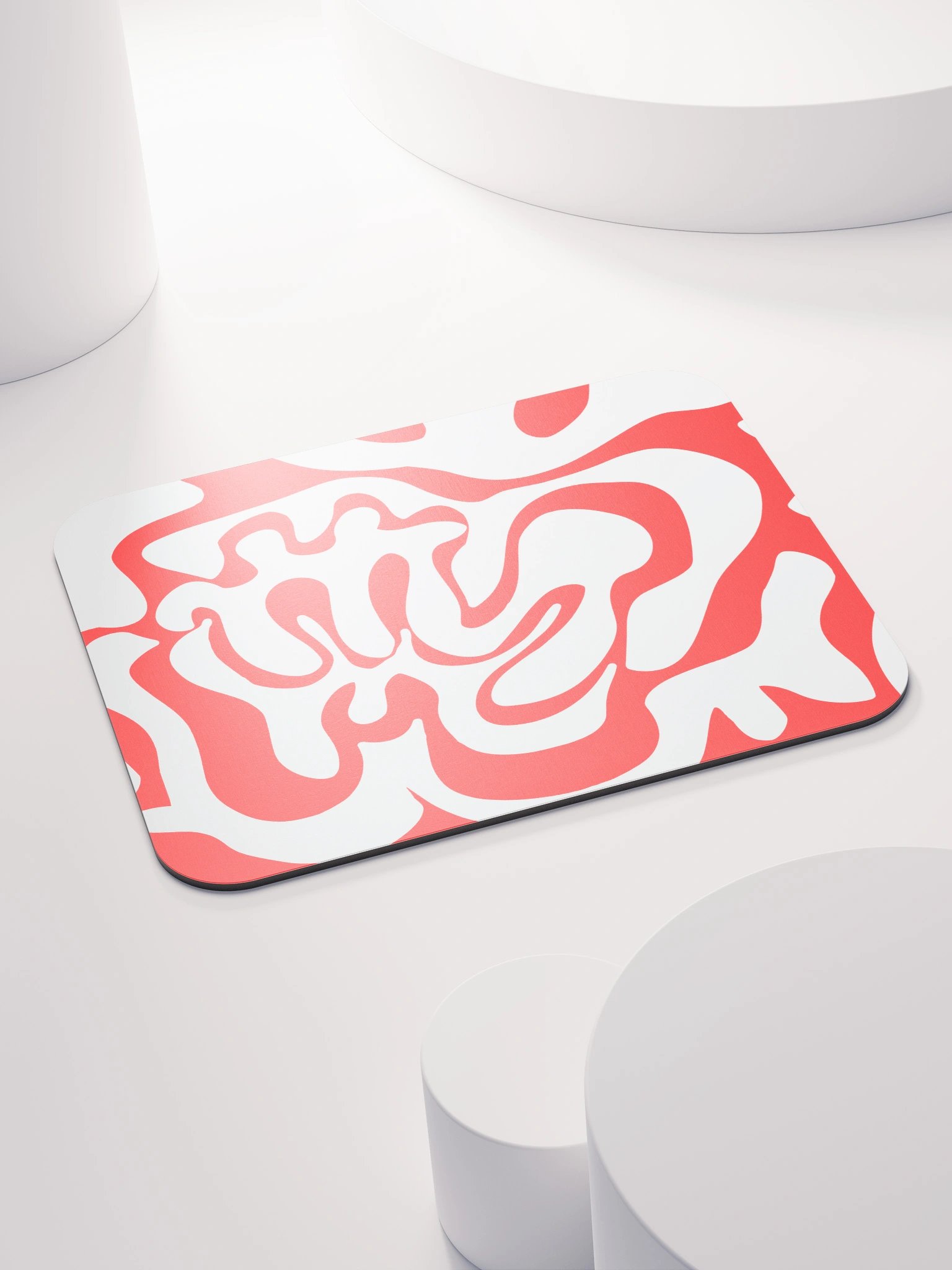 Crimson Swirls Mouse Pad product image (4)