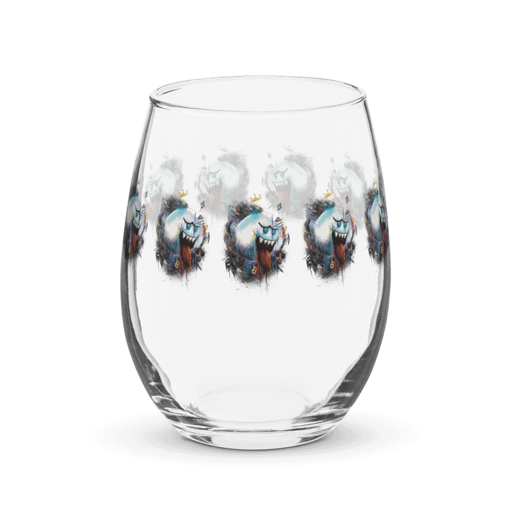 King Boo by StephyJ Stemless Wine Glass product image (1)